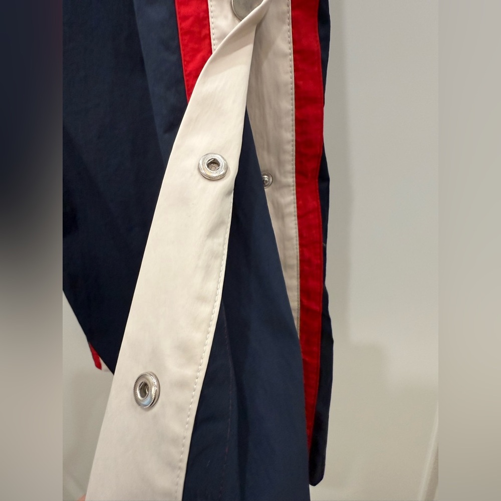 🇺🇸NWT🇺🇸Maeve Navy Blue Maxi Skirt with Red and White Accents - Picture 6 of 9